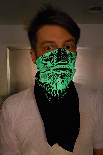 LAGOON CREATURE BANDANA -GLOW IN THE DARK-