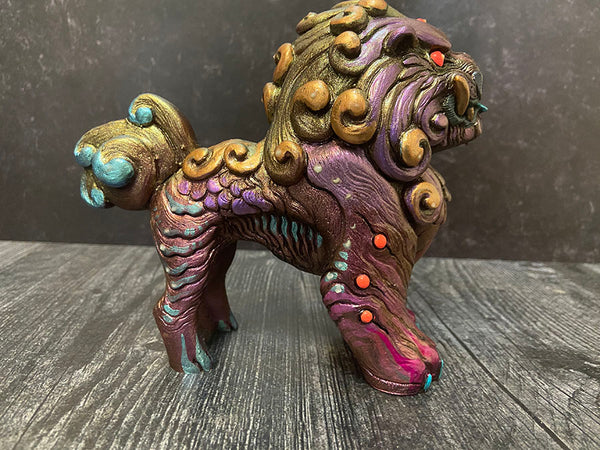 SPICY METALLIC FOO DOG BLEP CAST FIGURE