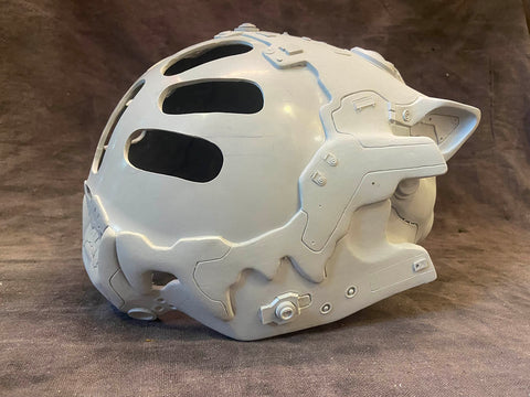 PATREON ONLY- SHITTY KITTY HELMET BLANK READY TO PAINT