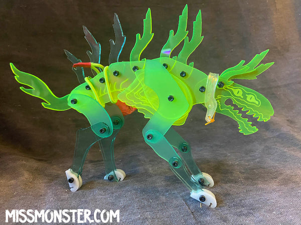 LASER HOUND - POSEABLE ACRYLIC FIGURE NUMBER 8