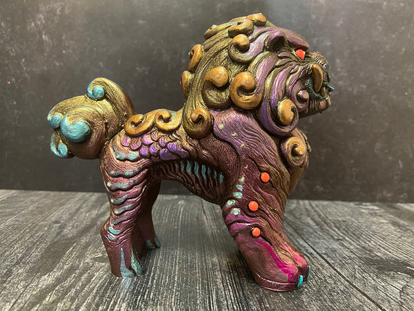 SPICY METALLIC FOO DOG BLEP CAST FIGURE