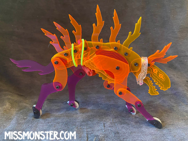 LASER HOUND - POSEABLE ACRYLIC FIGURE NUMBER 7