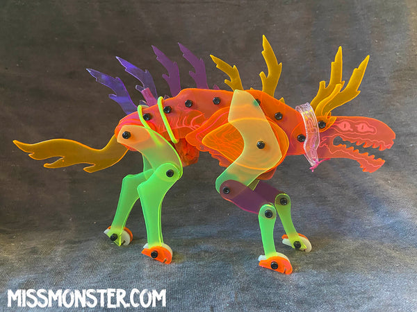 LASER HOUND - POSEABLE ACRYLIC FIGURE NUMBER 10