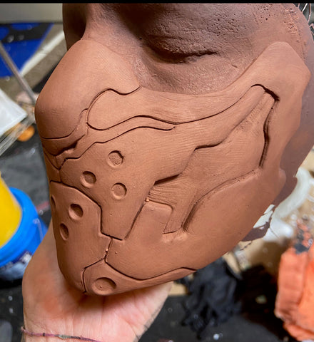COLD CAST COPPER FACE MASK - PATREON ONLY
