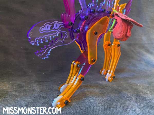 LASER HOUND - POSEABLE ACRYLIC FIGURE NUMBER 9