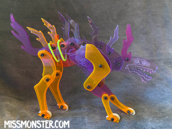 LASER HOUND - POSEABLE ACRYLIC FIGURE NUMBER 9