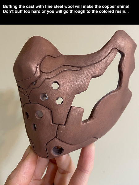COLD CAST COPPER FACE MASK - PATREON ONLY