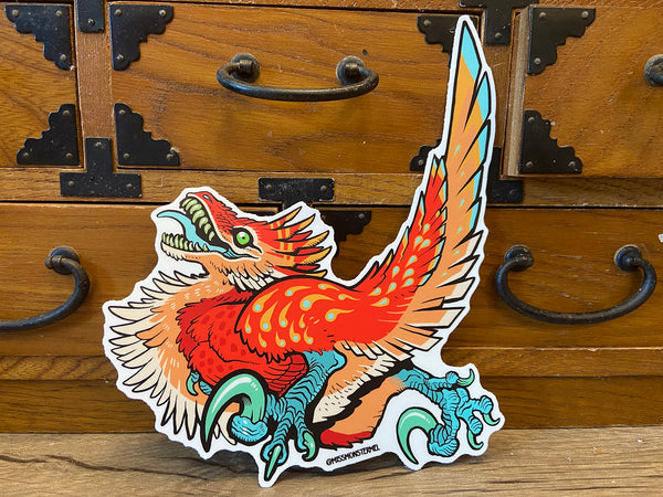 RAPTOR ZOOMIES HOLOGRAPHIC STICKER 2 PACK