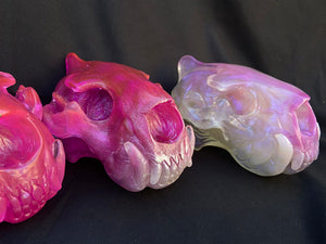 SPIRIT HOUSE CRYSTAL SKULL -PINKY PURPLES