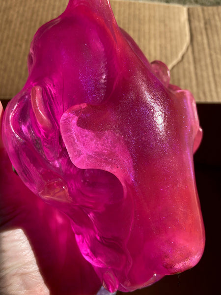 SPIRIT HOUSE CRYSTAL SKULL -PINKY PURPLES