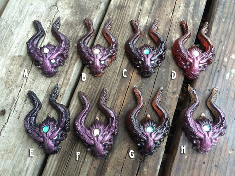 OLD GUARD PENDANT- PURPLES, REDS