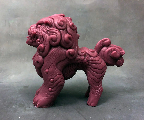 FOO DOG BLEP FIGURE- PLUM- *PRE-ORDER! SHIPS IN MARCH*