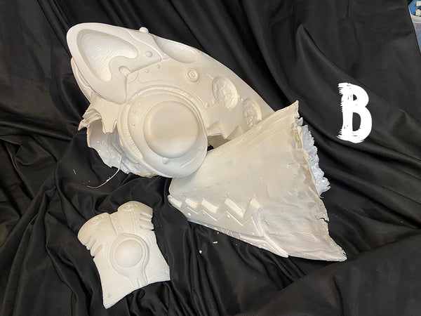 ROBODOGMAN MASK- VERY THICK CAST- PATREON