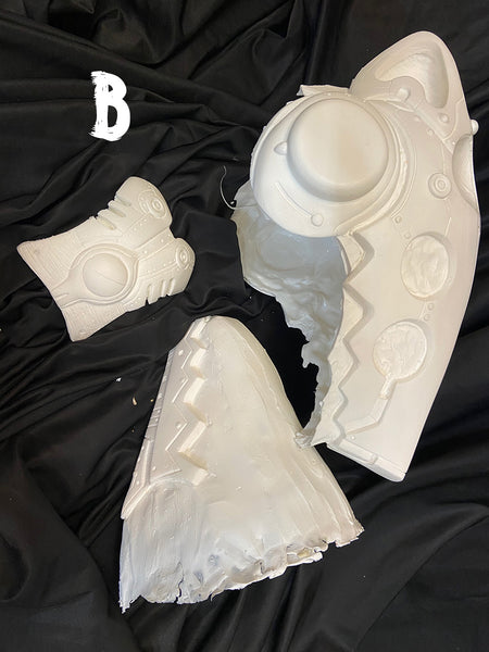 ROBODOGMAN MASK- VERY THICK CAST- PATREON