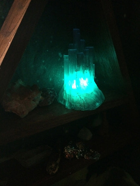 CAST CRYSTAL LIGHTS- SELENITE