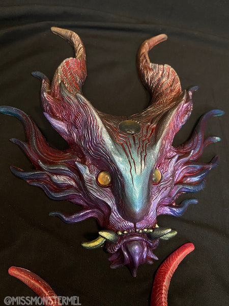 PANOPTES BEAST WALL SCULPTURE- PAINTED