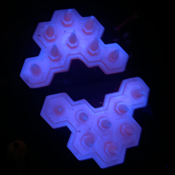 PATREON-COLOR SHIFT FLEXIBLE SPIKE ARMOR PANEL- SOME IMPERFECT CASTS