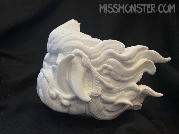CUSTOM LISTING- SNARL HALF MASK BLANK- *** PRE-ORDER! WILL NOT SHIP FOR 3-6 WEEKS***