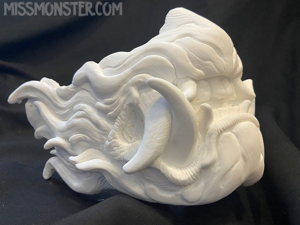 (OPENS FRIDAY AT 2PM PST) SNARL HALF MASK BLANK- *** PRE-ORDER! WILL NOT SHIP FOR 3-6 WEEKS***