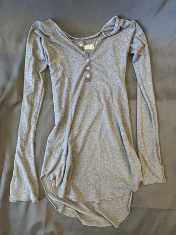 CROSSFOX LONG SLEEVE TOP- PLAIN GREY SIZE MEDIUM #8