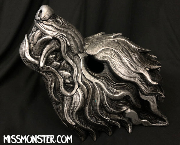 WAVEWOLF- PAINTED- ANTIQUE SILVER/ COPPER PATINA