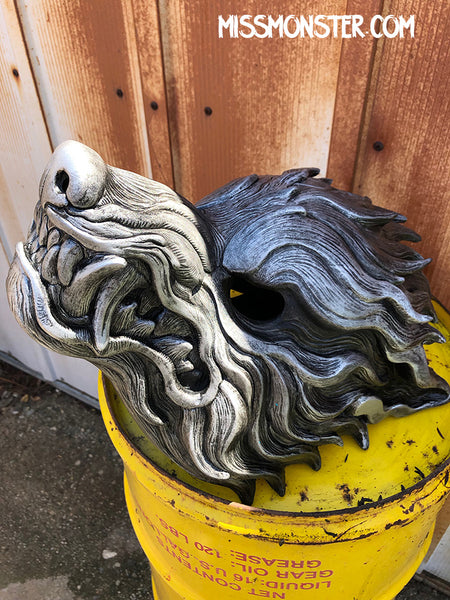 WAVEWOLF- PAINTED- ANTIQUE SILVER/ COPPER PATINA