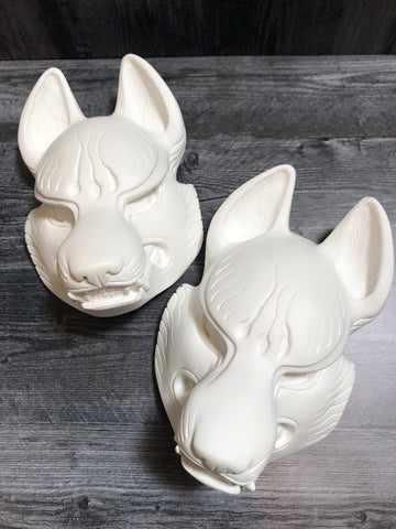 PATREON ONLY- BLANK FOX MASK