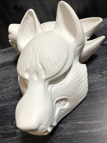 PATREON ONLY- BLANK FOX MASK