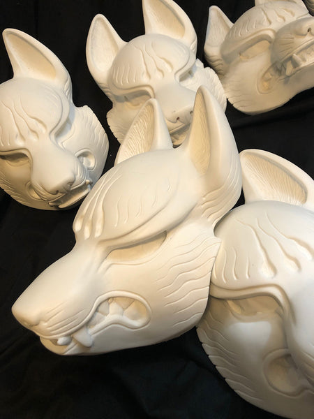 PATREON ONLY- BLANK FOX MASK