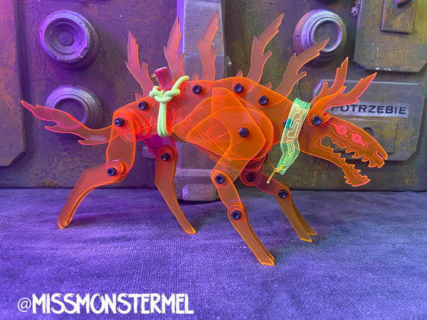 LASER HOUND - POSEABLE ACRYLIC FIGURE NUMBER 1