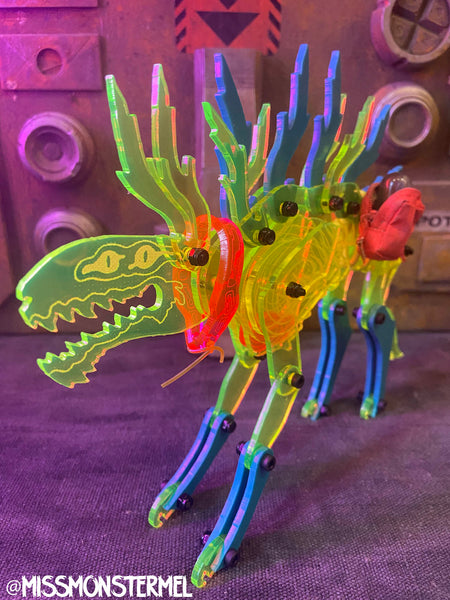 LASER HOUND - POSEABLE ACRYLIC FIGURE NUMBER 3