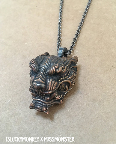 SENTINEL COPPER PENDANT- COLLABORATION WITH 13LUCKYMONKEY