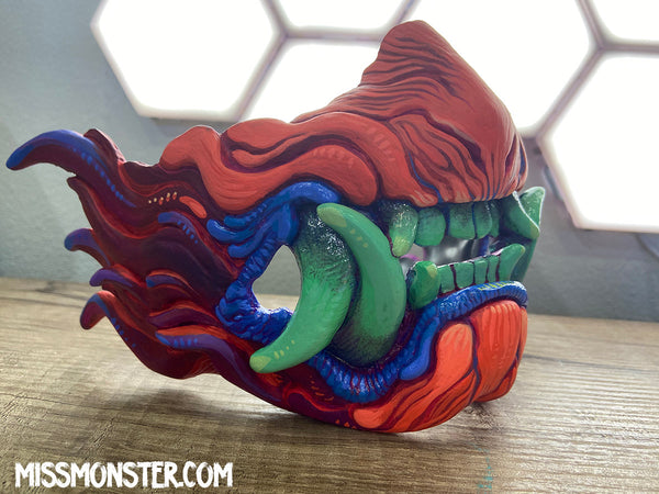 SNARL MASK- ELECTRIC BEAST - READY TO WEAR