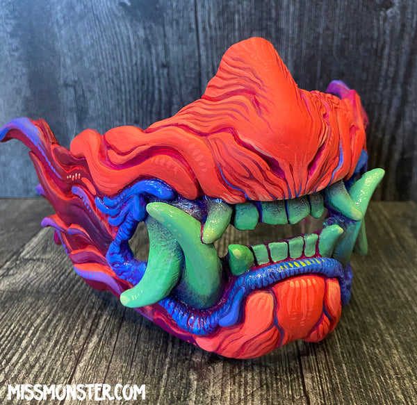 SNARL MASK- ELECTRIC BEAST - READY TO WEAR