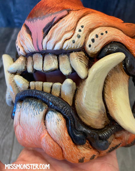 SNARL MASK- TIGER - READY TO WEAR