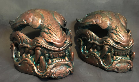 ORNATE PANTHER- COPPER PATINA