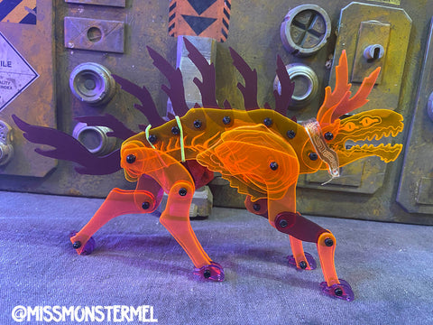 LASER HOUND - POSEABLE ACRYLIC FIGURE NUMBER 11