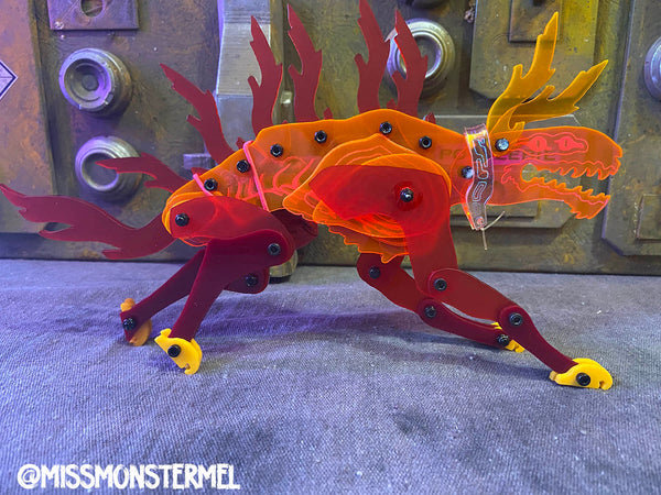 LASER HOUND - POSEABLE ACRYLIC FIGURE NUMBER 12