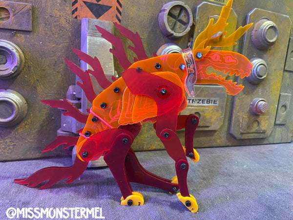 LASER HOUND - POSEABLE ACRYLIC FIGURE NUMBER 12