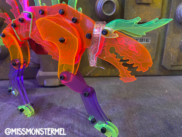 LASER HOUND - POSEABLE ACRYLIC FIGURE NUMBER 13