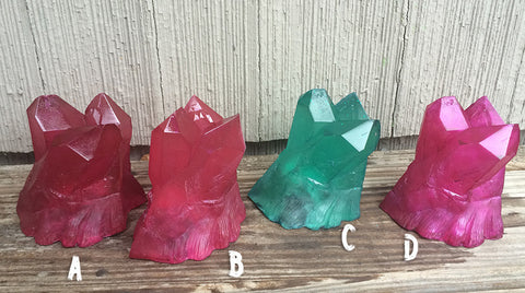 CAST CRYSTAL LIGHT- QUARTZ CHUNK