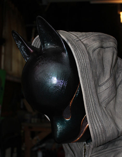 OIL SLICK KITSUNE MASK- READY TO WEAR