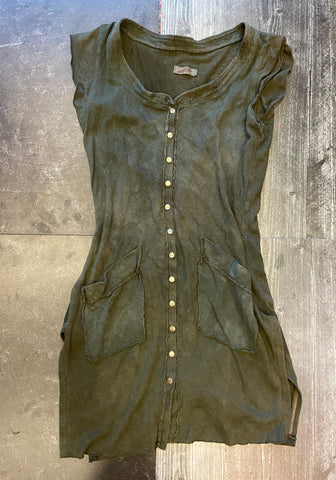 CROSSFOX LONG SNAP TOP/DRESS