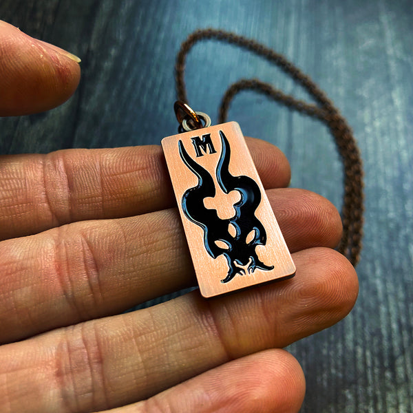PATREON - COPPER MONSTER PENDANT