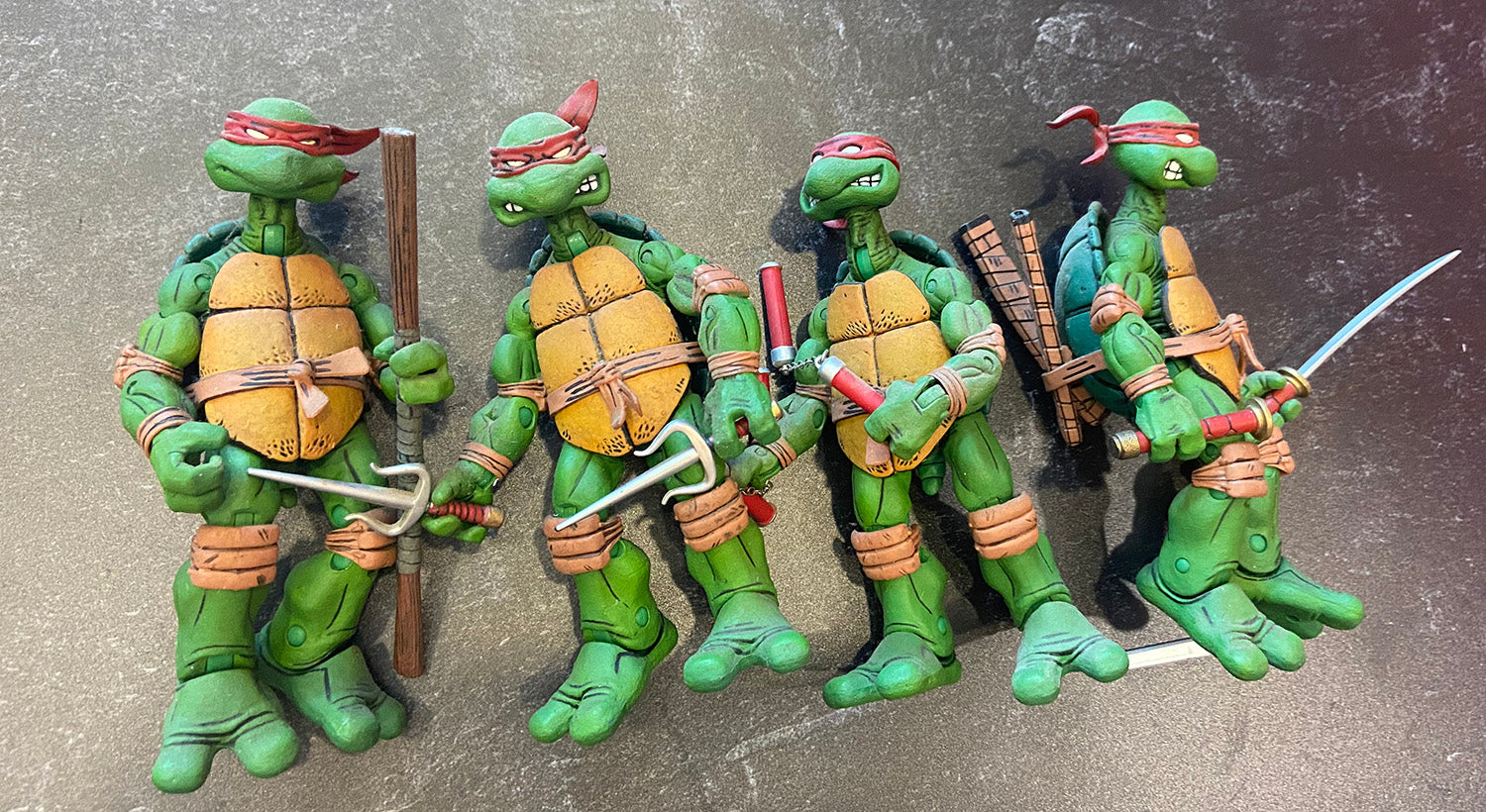 NECA 2008 NINJA TURTLE COMIC VERSION FULL SET – missmonster