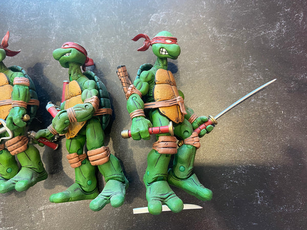 NECA 2008 NINJA TURTLE COMIC VERSION FULL SET