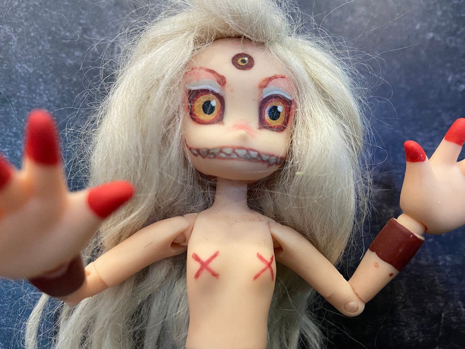 WILD WOMAN DOLL THAT I MADE ( AZONE BLANK BODY CUSTOM)