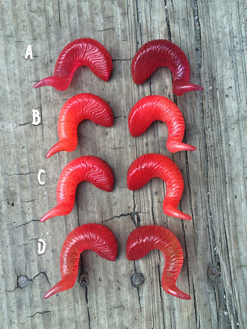 BJD RAM HORNS- FIRE