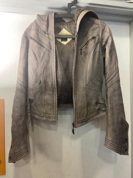 CLOTHING SALE- AYYAWEAR RARE TERRACE LEATHER JACKET WOMENS MEDIUM