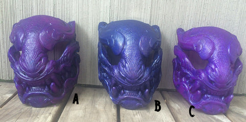 PURPLE PANTHER GLOW IN THE DARK MASK